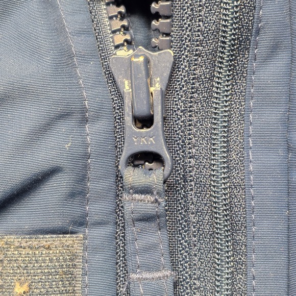 VTG Lands' End Polartec Fleece Lined Insulated Winter Parka‎ Men's XXL Tall Blue - Picture 10 of 16